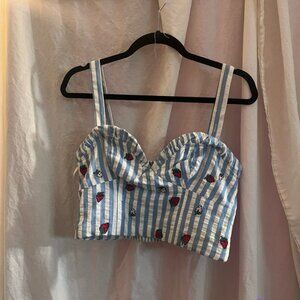 Strawberry Crop Top